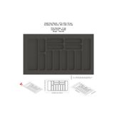 KOÇSAN Çekmece İçi Kaşıklık, Düzenleyici, Organizatör 97 CM X 49 CM-Antrasit