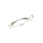 Kocsan Kemer Krom 140 Mm Kulp Lüks Country Mutfak Mobilya Dolap Çekmece Kulpu