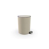 KOÇTAŞ Lenox 5 Lt Pedallı Çöp Kovası Bej