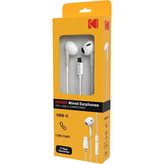 Kodak 210 - Type C Kablolu Kulaklık - 1.2 M - Android Uyumlu