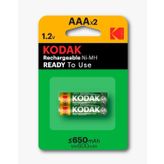 Kodak 650 Mah Şarjlı 2li Ince Pil
