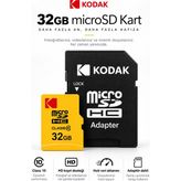 KODAK CLASS 10 32 GB MICRO SDHC HAFIZA KARTI