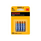 Kodak K3A-4 4 Adet Max Alkaline Aaa İnce Kalem Pil