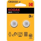 Kodak Max CR2032 Lityum Düğme Pil 2'li