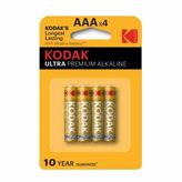 Kodak Ultra Premium 4'ü AAA Alkalin İnce Pil