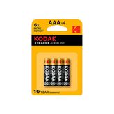 Kodak Xtralife 4 Adet 4'lü Alkalin İnce Pil