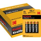 Kodak Xtralife 40 Adet Alkalin Kalem Pil