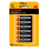 Kodak Xtralife Alkalin AA 6'lı Kalem Pil