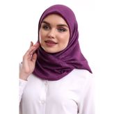 Kofra Desenli Baş Örtü - Lila