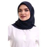 Kofra Desenli Baş Örtü - Siyah