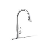 KOHLER 596-CP BASİT Mutfak Bataryası, Tek Boy, Cilalı Krom