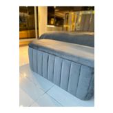 KOKİ DESİGN LİMA Babyface Antrasit Sandıklı Bench Puf