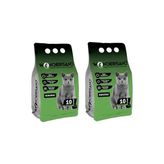Kokusuz Naturel Ince Tane Topaklanan Kedi Kumu 10 Lt x 2 Adet