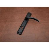 Koldoor Trim Mat Siyah Aynalı Daire Giriş Çelik Kapı Kolu Sağ Basar Tek Yön