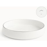 Koleksiyon Sufi Platin 6'lı 21 cm Makarna/Mantı Tabağı