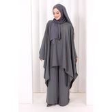 Kolyeli Tunik Pantolon Takım 8026 Antrasit