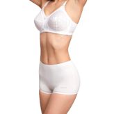 Kom Basic Kadın Short Külot 2li Beyaz Beyaz