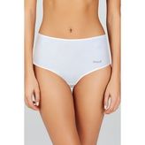 Kom Kadın Penye Likra Basic Maxi Külot 6 lı - 38 - Beyaz
