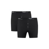 Kom Long Erkek Boxer, Siyah, 2'li Paket, XL Beden