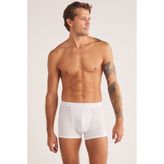 Kom Troy Erkek Mikro Modal 2'li Boxer - Beyaz