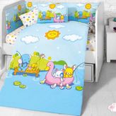 Komfort Home 8 Parça Ranforce %100 Pamuk Balıkçı Bebek Uyku Seti