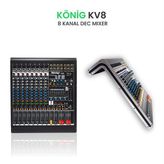 König KV-8 8 Kanal Ses Mikseri
