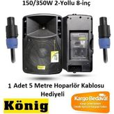 König Meyer K-1508 Kabin Hoparlör