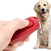 Köpek Eğitimi için Düdüklü Clicker Kırmızı