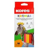Kores Kuru Boya Kalemi Kromas Üçgen 12'li