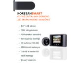 koresan KD-100 Dijital Kapı Dürbünü 2.8” Ekran Hareket Sensörlü
