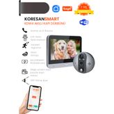 koresan Tuya KDW4 Wifi Akıllı Kapı Dürbünü
