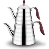 Korkmaz Viva Bordo 2.5 lt Çaydanlık Takımı