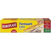 Koroplast Fermuarlı Çanta Orta Boy 12'li
