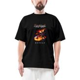 Korpikland Manala Oversize Siyah Tişört - XL