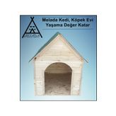 Korun Ahşap Köpek Kulubesi