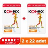 Kotex Active Ped 22'Li Normal - 2'Li Paket - 1