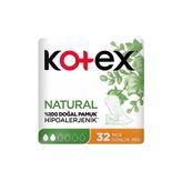 Kotex Natural İnce 32'li Günlük Ped