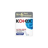 Kotex Ultra Dev Eko Gece 22'Li Ped