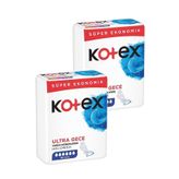 Kotex Ultra Quadro Gece Ped 16lı 2 Adet