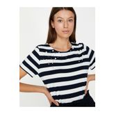 Koton 9KAK13289EK Siyah Kadın T-Shirt