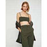Koton Basic Crop Atlet - Yeşil