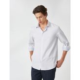 Koton Basic Gömlek Klasik Manşet Yaka Uzun Kollu Non Iron - Siyah
