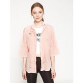 Koton Beli Bağcıklı Mont - 40 - Pembe