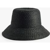 Koton Bucket Hasır Şapka - Standart - Siyah