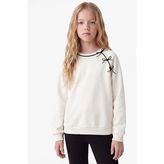 Koton Ekru Kız Çocuk Sweatshirt 7WKG10055AK010 - 7 - 8 Yaş