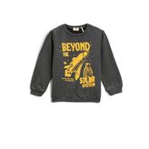 Koton Erkek Çocuk Baskılı Uzun Kollu Sweatshirt