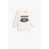 Koton Erkek Cocuk Batwheels Baskili Sweatshirt