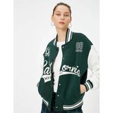 Koton Kadın Ceket Yeşil 4WAL10019IK - XL