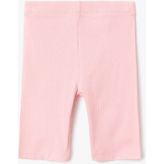 Koton Pamuklu Beli Lastikli Basic Kısa Tayt - Pembe - 5 - 6 Yaş