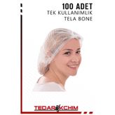 Koza End Tek Kullanımlık Kullan At Tela Bone Bez Bone (100 ADET)